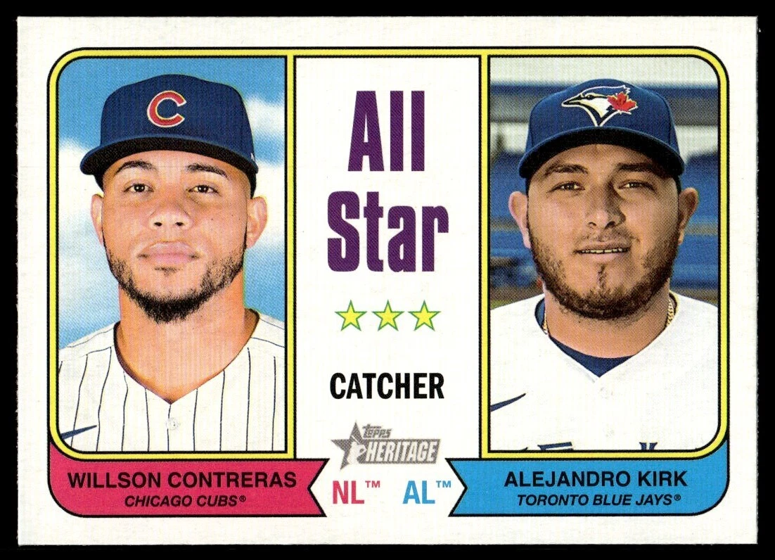2023 Topps Heritage All Star Willson Contreras Alejandro Kirk 331