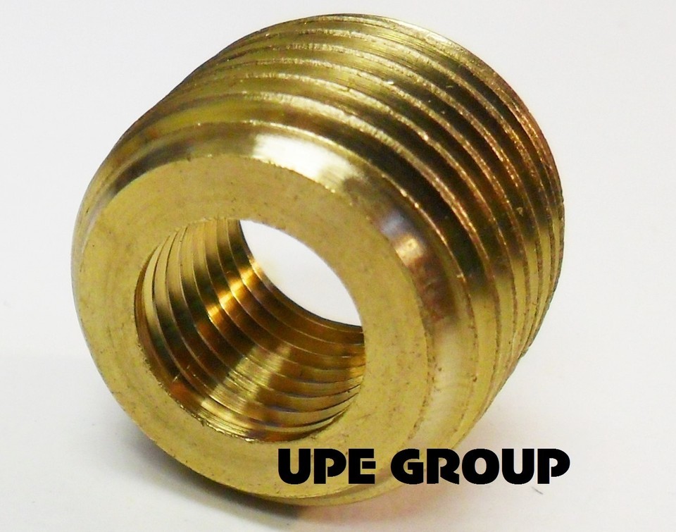Brass Reducing Bushing NPT Brass Face Bushing Pipe Fitting - 1/4
