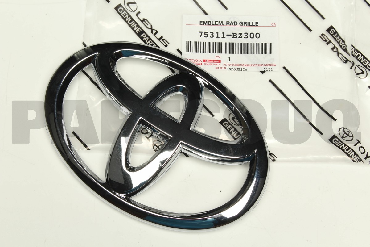 75311BZ300 Genuine Toyota EMBLEM RADIATOR GRI 75311-BZ300 | eBay