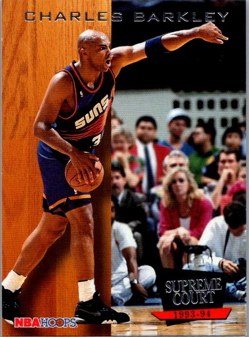1993-94 NBA HOOPS SUPREME COURT CHARLES BARKLEY PHOENIX SUNS #SC1