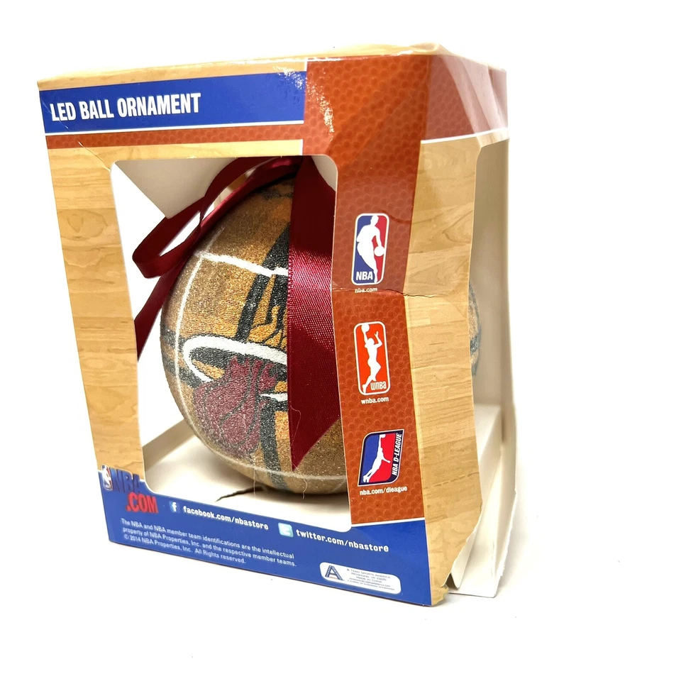 Adorno bola LED Miami Heat 100 mm Foto 2 de 3
