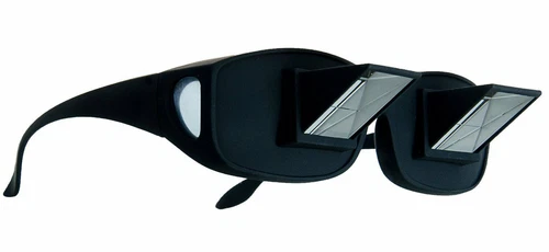 Prism Glasses 90 Degree Angle of View Function Allows Convenient Reading and Remote