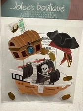 Jolee's Boutique Scrapbook Sticker Pirate Ship Dress Up