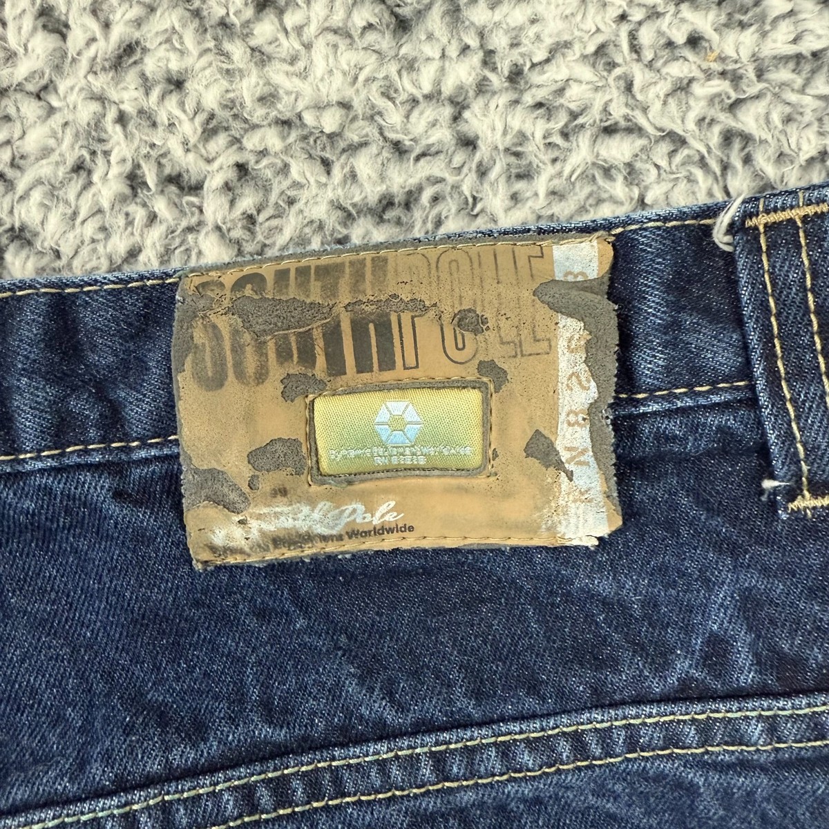 Vintage Southpole Jeans Mens 38x32 Baggy Y2K Skater Hip Hop