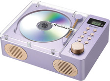SB3720 Portable Stereo Bluetooth CD Player with MP3 Playback, FM Radio, USB, and