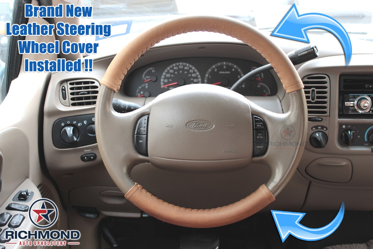 Housses En Cuir King Ranch Pour Ford F250-F550 (2002-2007) - Neuf, Remplacement D'origine, Pack 1 à 4 Pièces