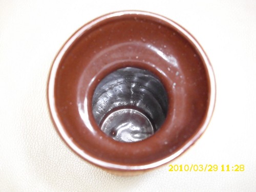 alte DDR Hyazinthen Vase -wie Hyazinthenglas Keramik-AB unbenutzt,selten vintage - Bild 11 von 17