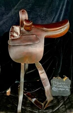 Whippy Antique Sidesaddle-reflocked/ride-able cond. 21 in
