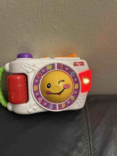 Fisher Price Laugh and Learn Learning Camera Songs Sounds Numbers Lights Up
