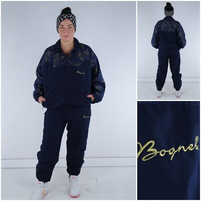 Womens Tracksuit Set Small Size UK 10 BOGNER Vintage Windbreaker Jacket  Bottoms UK