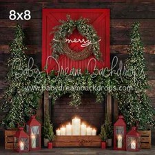 Baby Dreams Backdrop Silent Christmas - 8x8 / Fleece