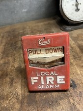 Vintage Old Couch Station Call Box Pull Down Local Fire Alarm Notifier Parts USA - Fire Alarm Part
