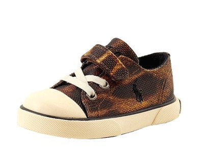 POLO RALPH LAUREN 991414T CARSON EZ Inf`s (M) Ocelot Canvas Lifestyle Shoes