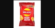 Walkers Ready Salted Crisps Box of 32 x 25g Full Box Tracked Delivery!!