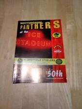 1996/97 NOTTINGHAM PANTHERS V SHEFFIELD STEELERS ICE HOCKEY PROGRAMME