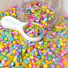 FAKE Mix Japanese Star Candy Food Polymer Clay Sprinkle NOT EDIBLE, 5MM/10MM 