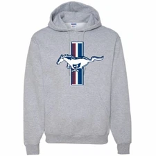 Wild Bobby Ford Mustang Logo Men Hooded Sweatshirt Hoodie