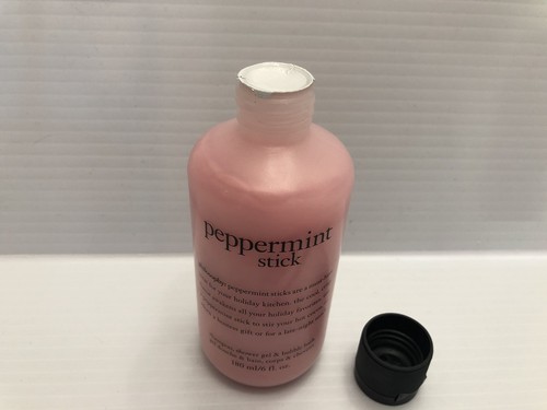 Philosophy Peppermint stick 3 in 1 shampoo gel doccia bagno a bolle 6 fl oz nuovo - Foto 3 di 3