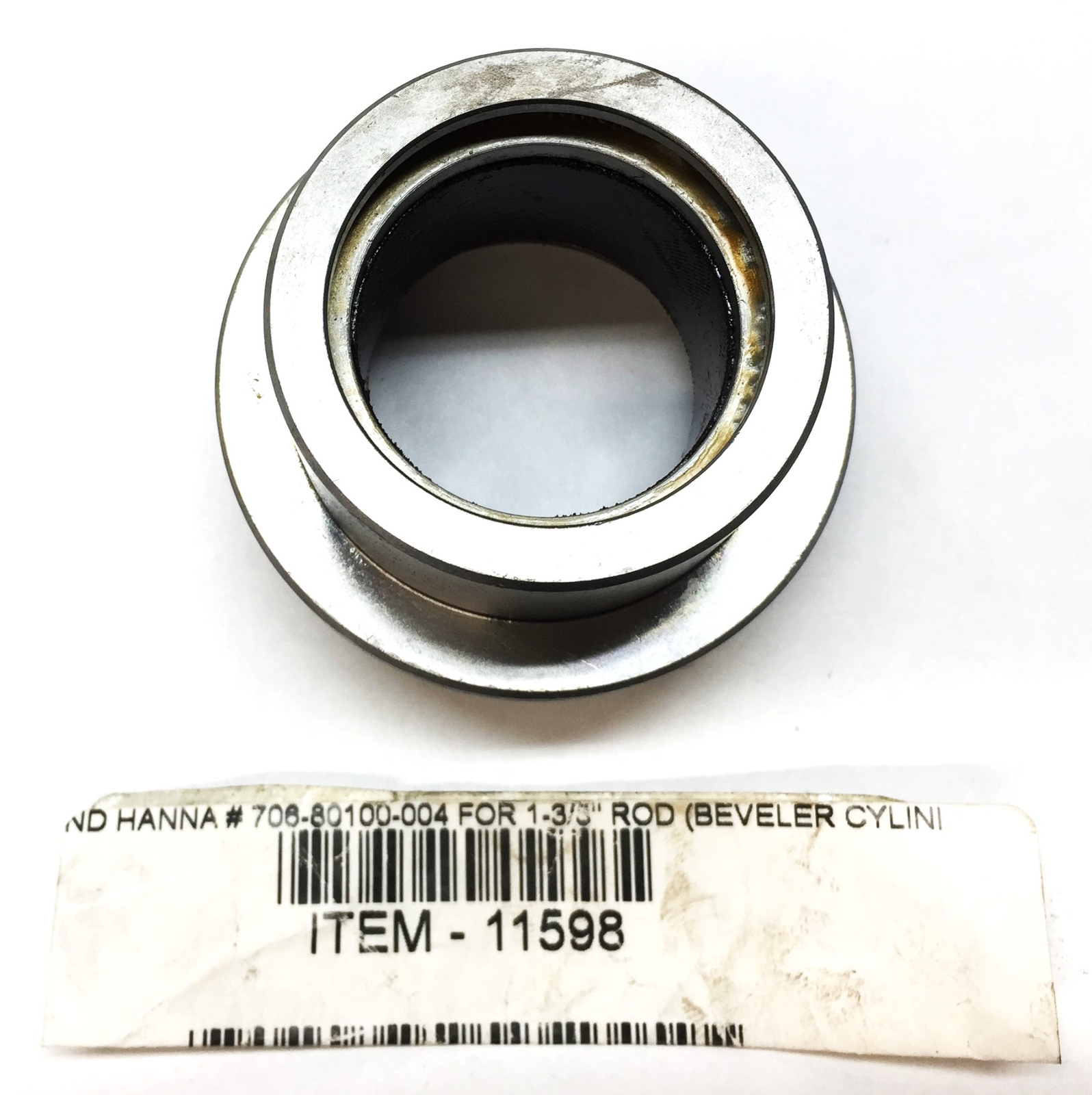 Glándula cilíndrica biseladora Hanna para varilla de 1-3/8" 706-80100-004 NOS