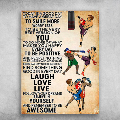 Boxing Practice, Boxing Lover - Today Is A Good Day, To Have A Great Day, To ...