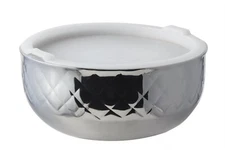 Bon Chef 9319DI Stainless Steel 3 Wall Diamond llection ld Wave Bowl with