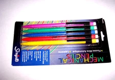 Vintage 0.7mm Scripto Mechanical Pencils - Colorful Barrels! NOS!