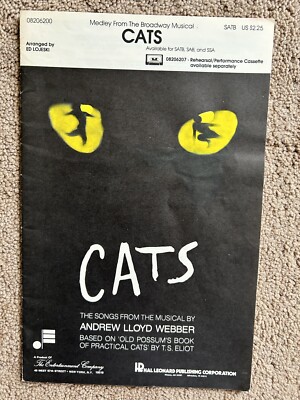 Cats: Medley from the Broadway Musical: SATB By Andrew Lloyd Webber