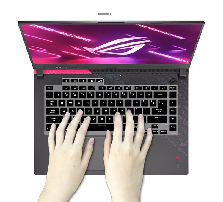 2PCS Color Silicone Keyboard Protector Cover for Asus ROG Flow X13 GV301 2-in-1 - Image 2 of 4