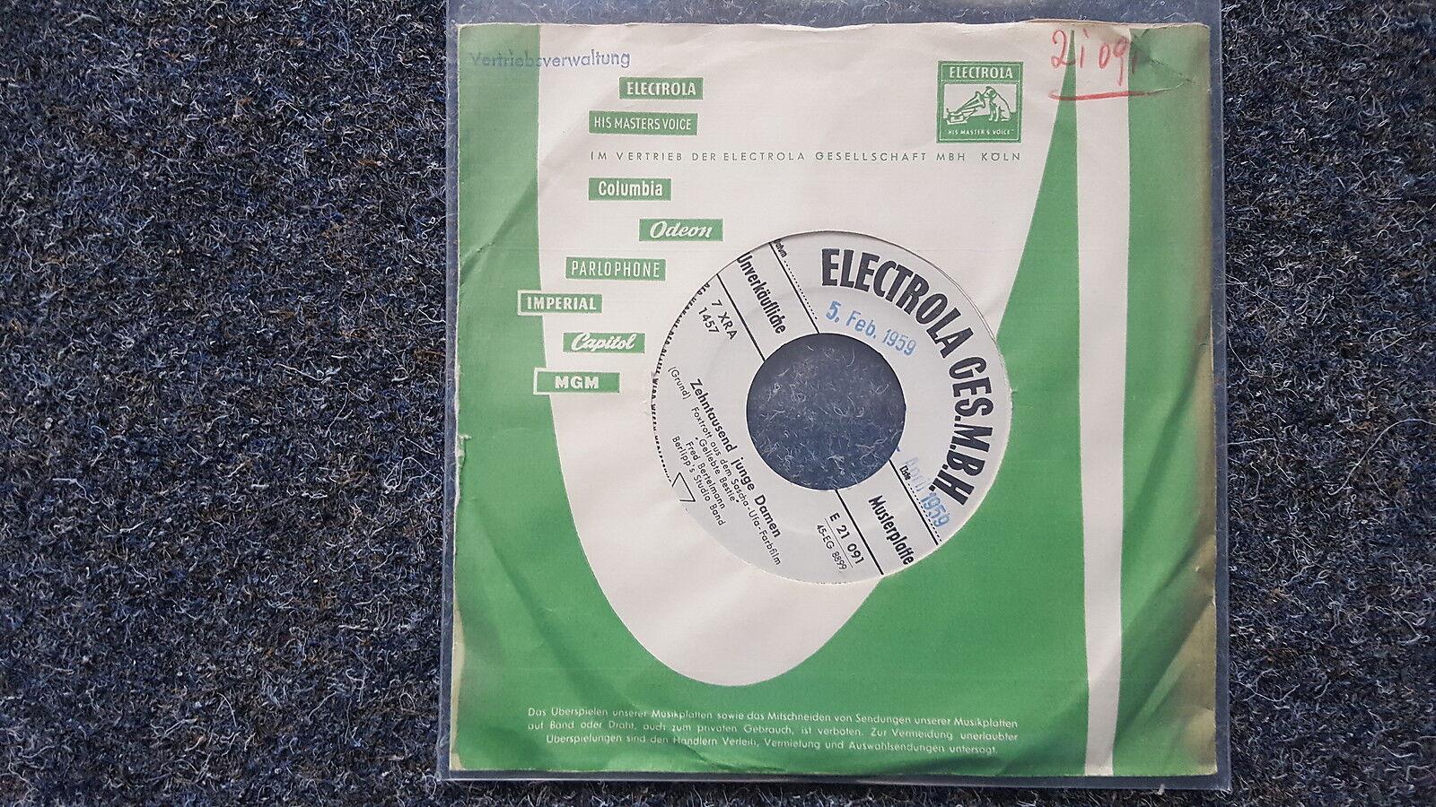7"" Single Vinyl Fred Bertelmann - Zehntausend junge Damen PROMO
