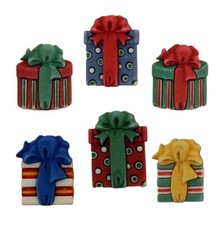 Christmas Presents CM107 - Buttons Galore - Christmas Presents - Craft Sew Scrap