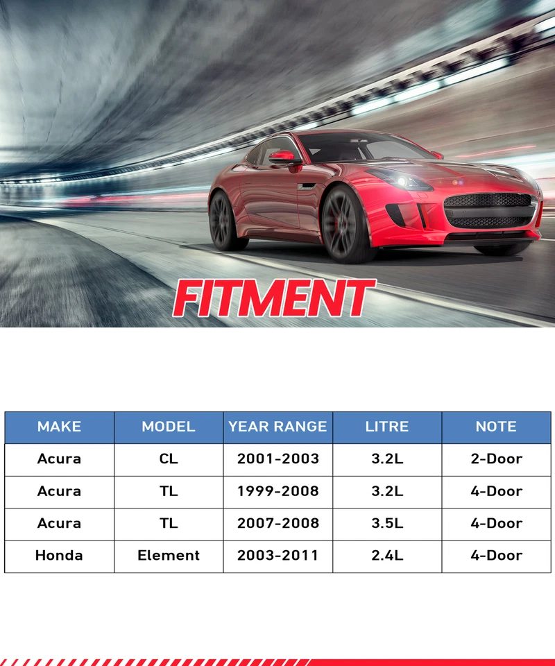 Pair Rear Brake Calipers with Bracket for Acura TL 1999-2008 CL Honda Element Foto 2 de 4