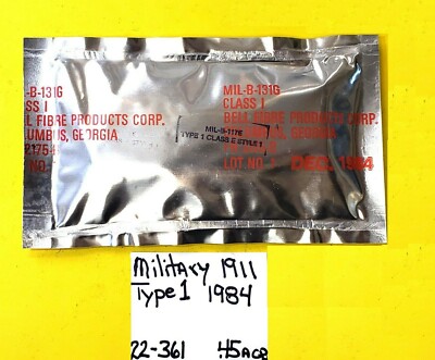 FOUR 1984 US Military Issue S.S. 1911 SEALED MAGAZINE.45 ACP 7