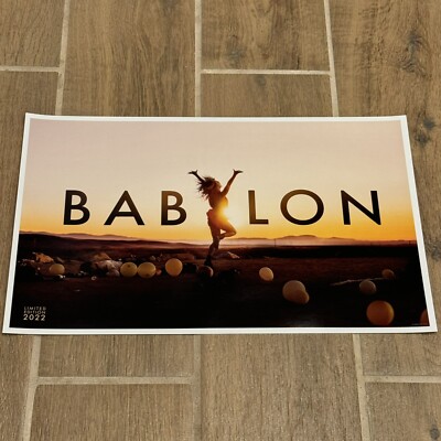 BABYLON - 11''x17'' Cinemark Original Promo Movie Poster MINT 2022 Margo Robbie LE