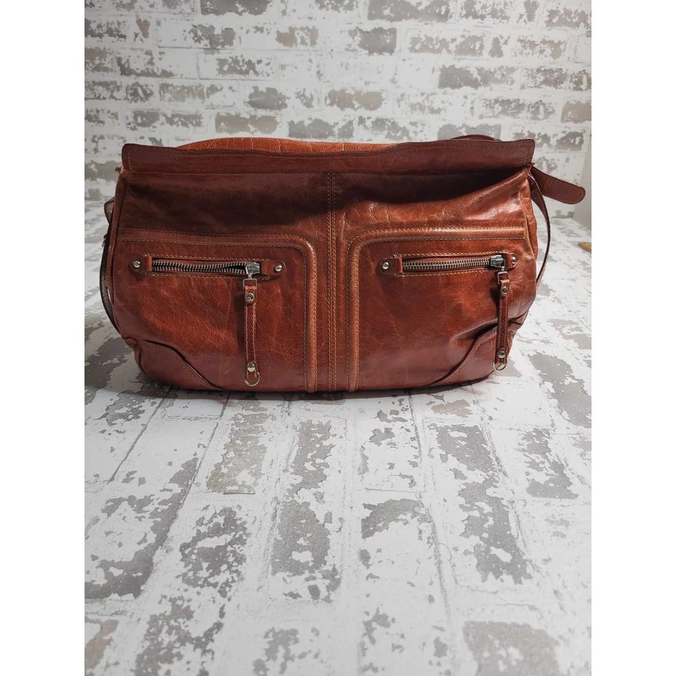 Nuovedive Italian Leather Large Hobo Handbag - Image 2 of 4