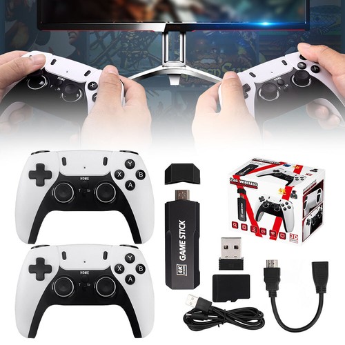 58000+ 4K HDMI TV Video Game Stick Retro Gaming Console w/ 2 Wireless ControllAT - Picture 2 of 19