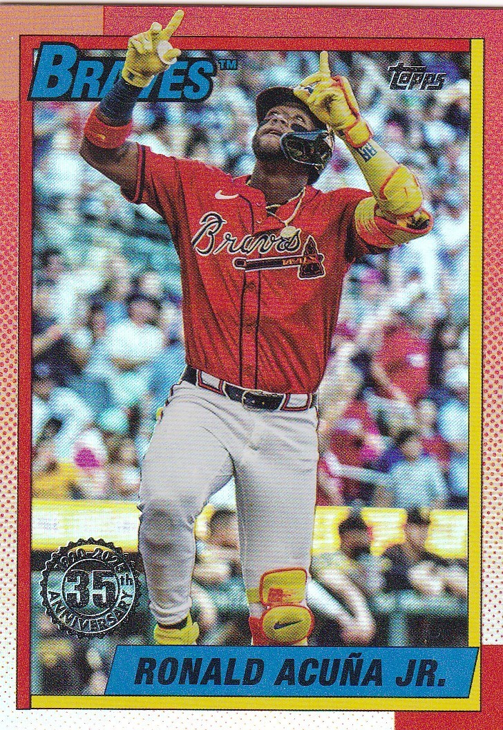 Ronald Acuna Jr. #U90-22 (Baseball Cards 2025 Topps Update 1990) — is it worth grading?