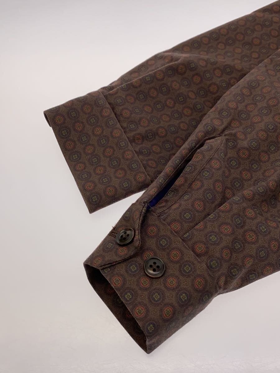 Needles M Wool Brown Allover Pattern Jacket - image 5