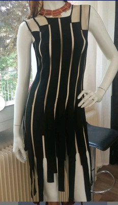 Jean Paul Gaultier Cocktail langes Kleid Größe S 