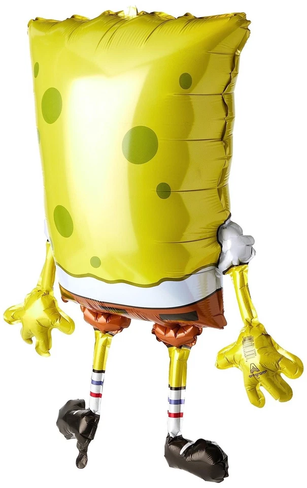 Anagram International M6398901 Bob Esponja Pantalones Cuadrados Forma Globo Pack, 28" Foto 3 de 4