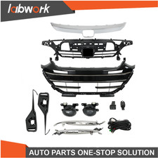 Labwork Grill W/ChromeTrim Covers Fog Light Set For Honda Accord 2021-2023 US