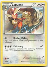 Lopunny 117/149 Uncommon Boundaries Crossed Pokemon Moderately Played