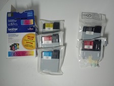 Genuine Brother LC61CL 3 Color Ink Cartridge 2 Additional New Open Box 3/25