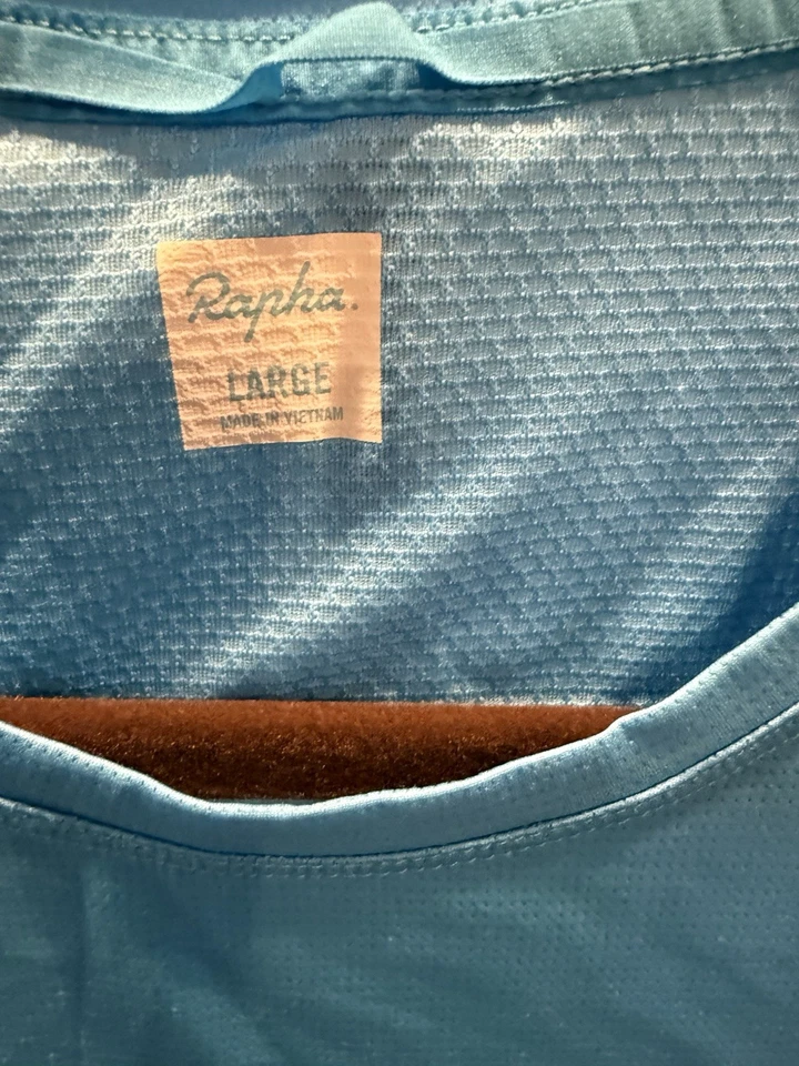 Camiseta sin mangas de entrenamiento interior grande azul Rapha Festive 500 para mujer Foto 2 de 4