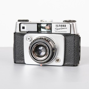 Ilford Sportsman Film Camera with 45mm Lens - 1960s