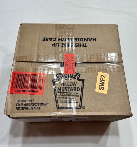 Heinz Mostaza Amarilla 12 PACK de Botellas de 14oz Caducidad 03/2026 Totalmente Nuevas En Caja - Imagen 3 de 6
