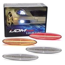Semi-clear Lens Amberred Full Led Frontrear Bumper Clear Lens Amberred Leds