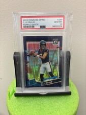 2023 Donruss Optic C.J. Stroud Purple Shock Prizm Rated Rookie #244 PSA 10