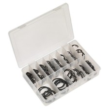 Sealey Ab017Cc Circlip Assortment 200Pc Internal & External Metric