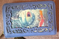 Loungefly Disney Princess - Cinderella Window Embroidered Wallet NWT