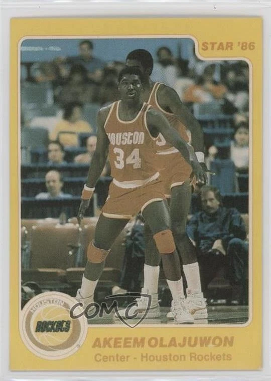 1985-86 Star - Hakeem Olajuwon #18 for sale | eBay